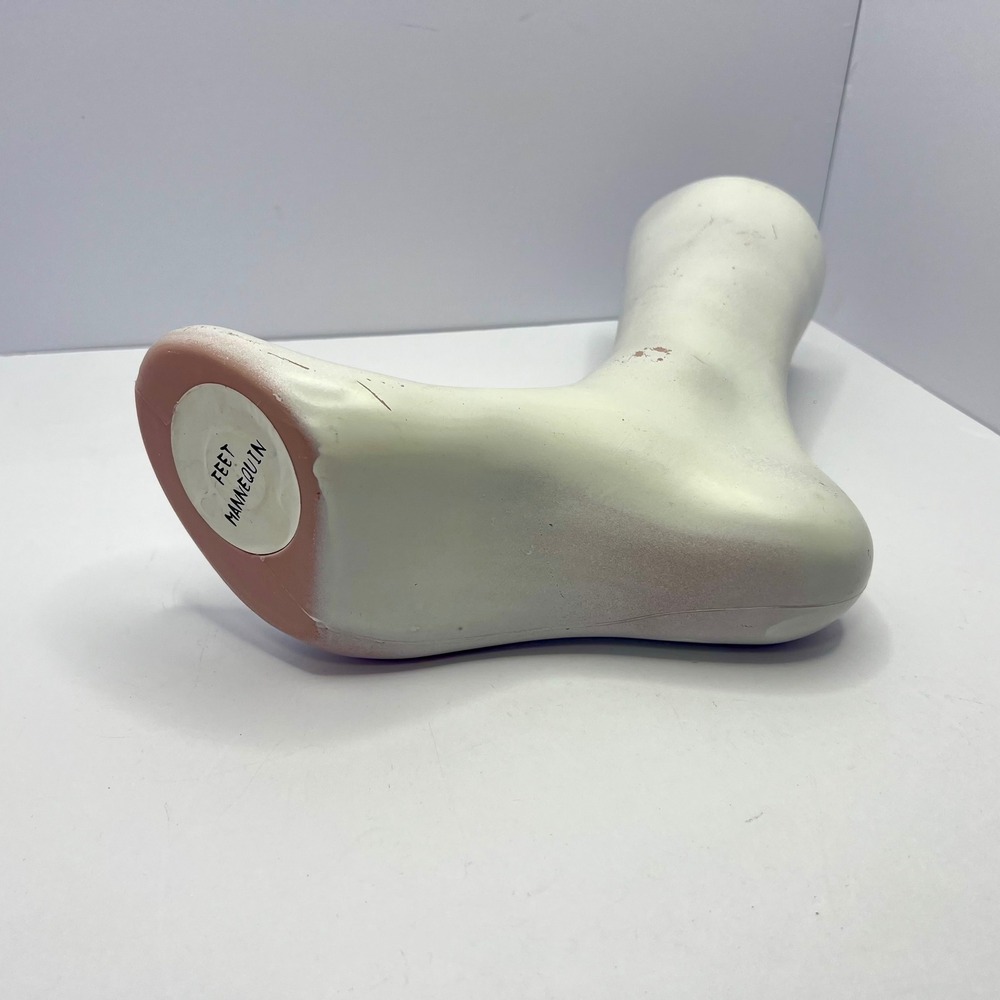Foot Mannequin Adult Calf High Stocking Sock Display Prop Retail - Picture 4 of 5